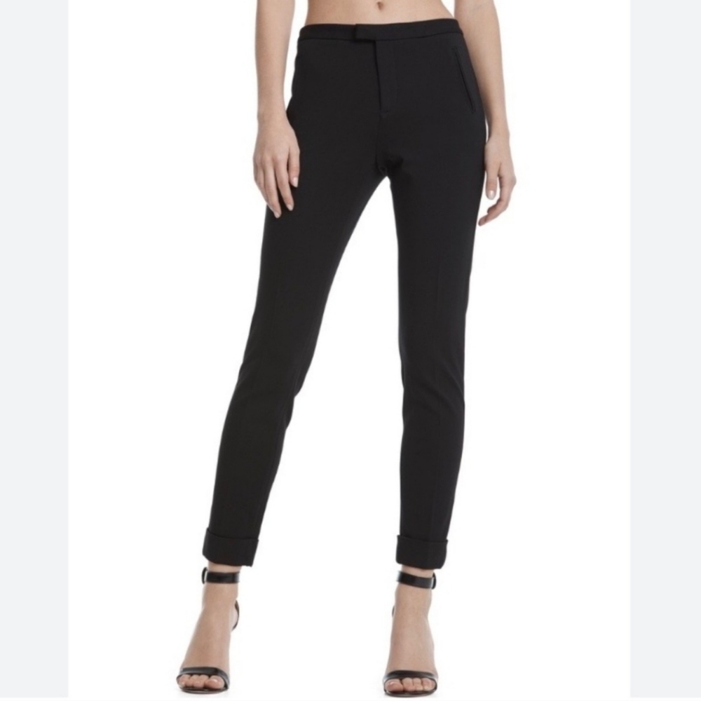 ATM Anthony Thomas Melillo Black Slim Tapered Ankle Pants